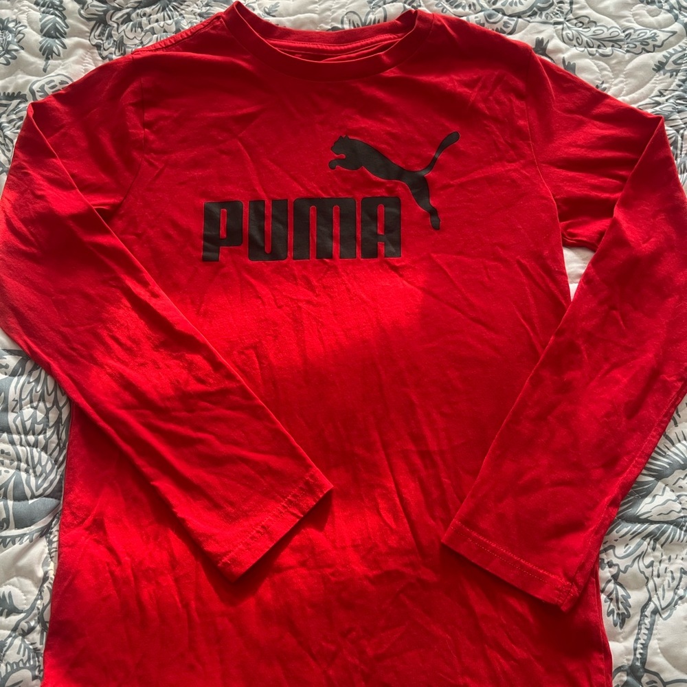 Puma Bold Red Crew Neck Tee